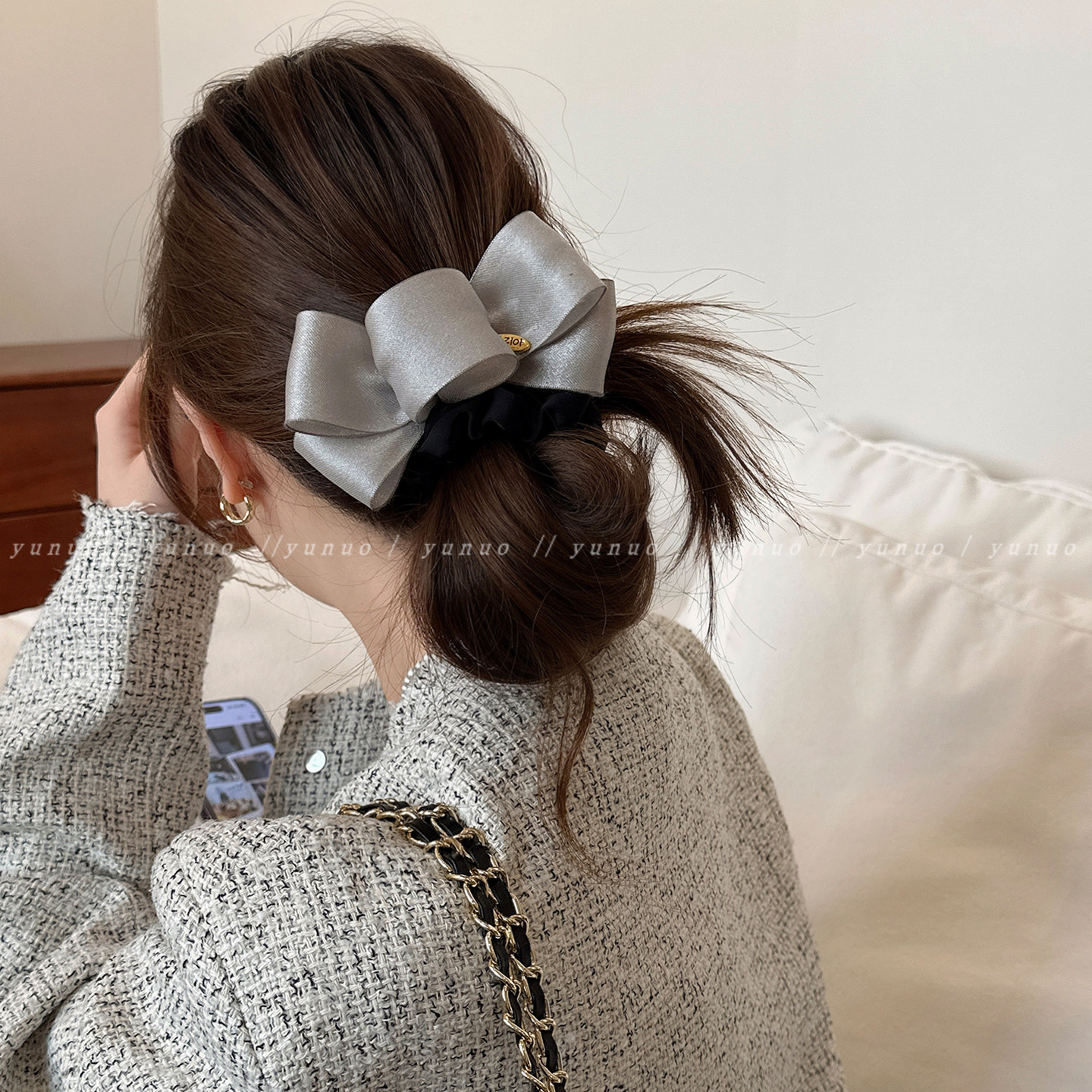 韩系气质蝴蝶结小肠发圈女扎马尾头绳2026新款高弹力耐用皮筋发饰,饰品/流行首饰/时尚饰品新,发饰,淘宝优惠券,粉丝福利购,淘宝优惠卷