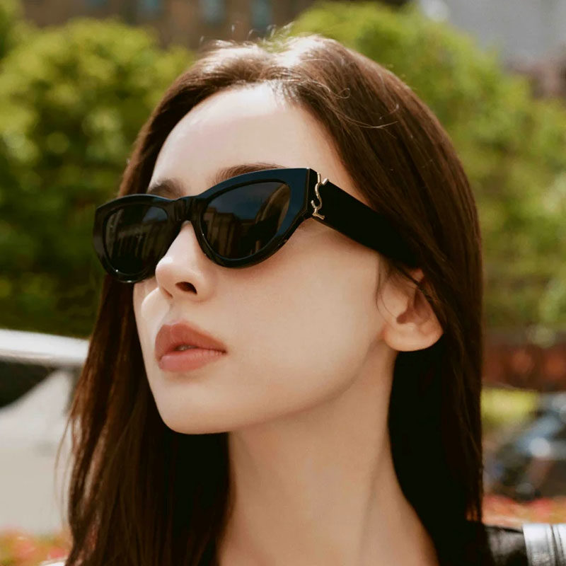 明星网红Rose朴彩英娜扎戚薇同款眼镜女高级感防晒猫眼太阳镜M94