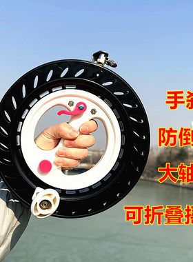 大轴承刹车防倒转风筝线轮盘