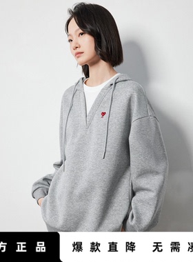 「Hot! 爆款直降」初语TOYOUTH假两件设计感套头连帽卫衣外套