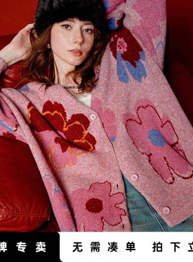 「New! 新品尝鲜」初语TOYOUTH宽松显瘦糯米绒羊毛毛衣开衫外套
