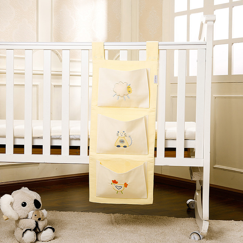 AUSTTBABY 多功能宝宝床包 婴儿床头挂袋 收纳袋子杂物袋