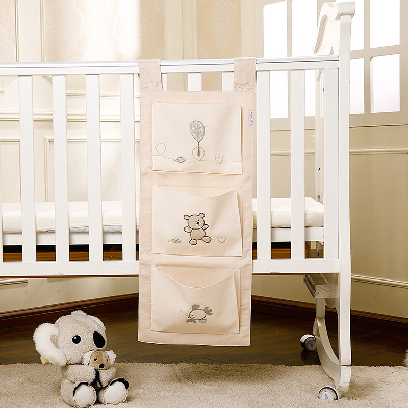 AUSTTBABY 多功能宝宝床包 婴儿床头挂袋 收纳袋子杂物袋