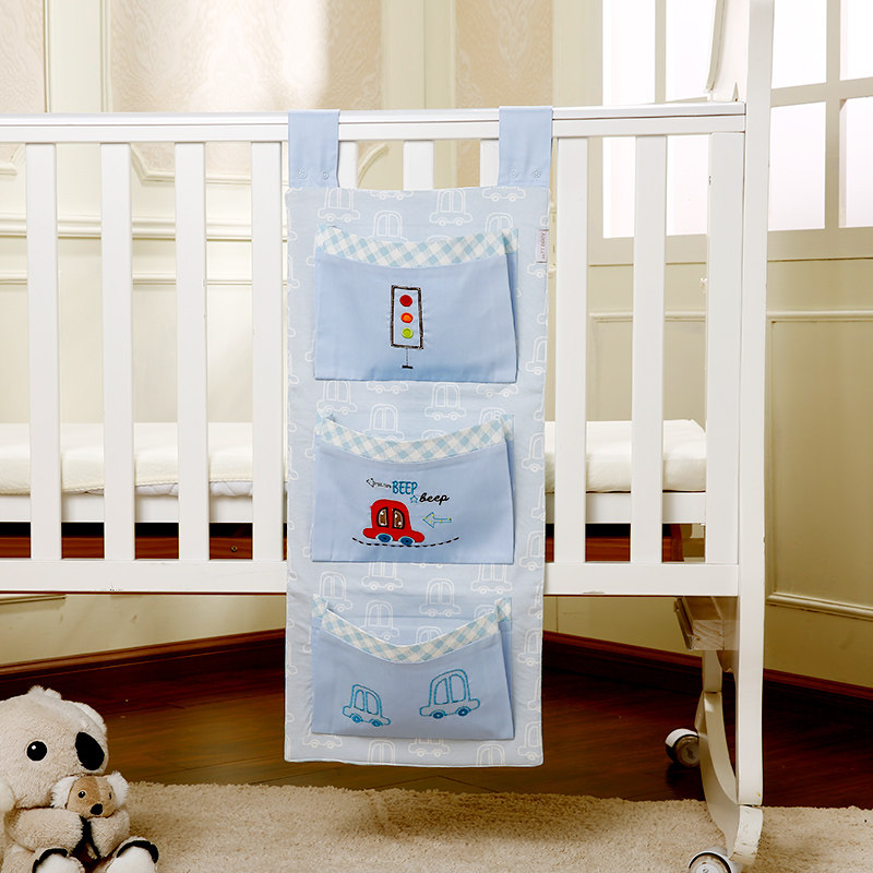 AUSTTBABY 多功能宝宝床包 婴儿床头挂袋 收纳袋子杂物袋