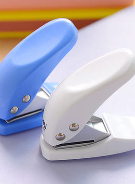 得力0111单孔打孔机圆孔迷你小型打洞机 打孔器 可打10张孔径6mm