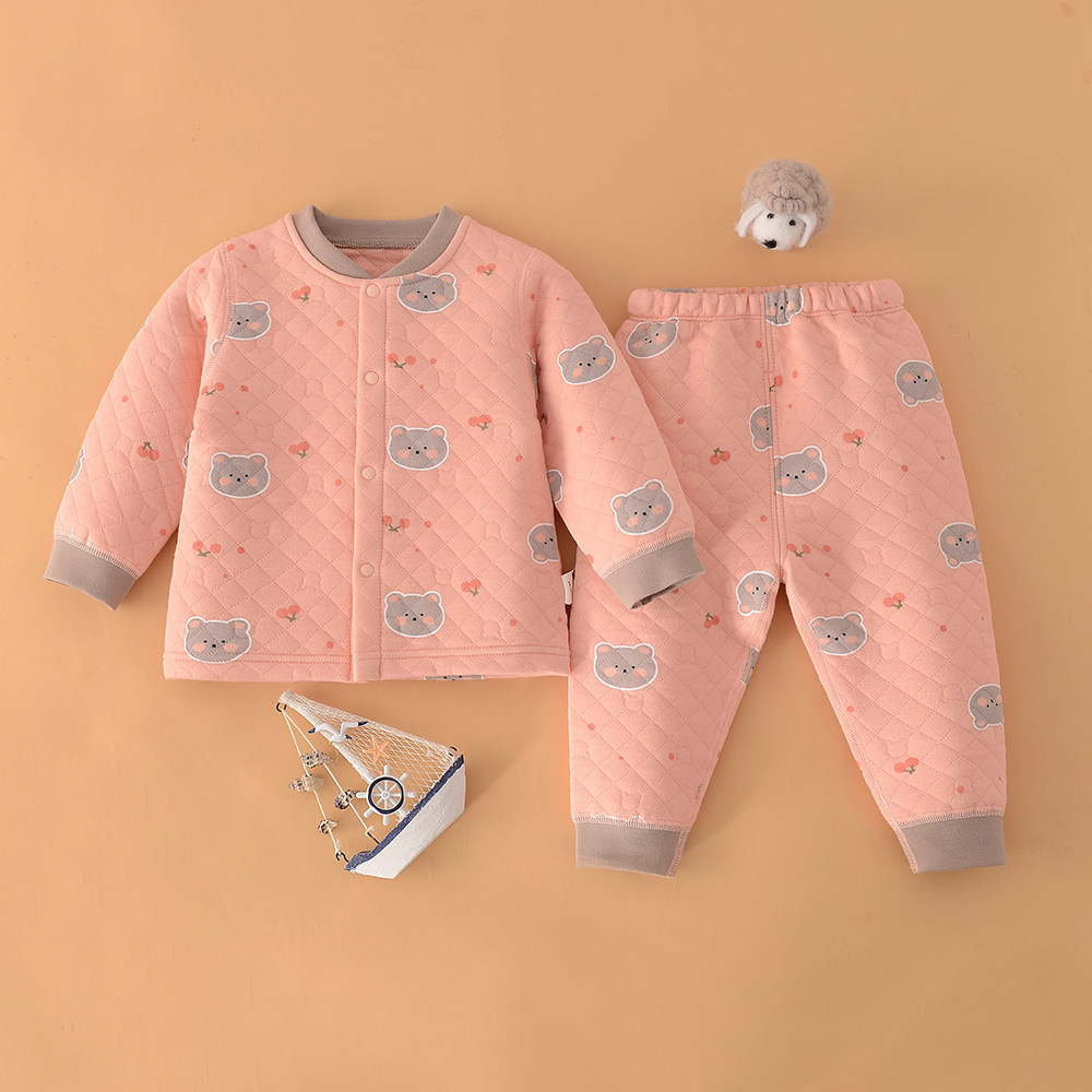 冬季宝宝纯棉无骨三层保暖套装男女儿童空气棉开衫保暖衣打底秋裤,童装/婴儿装/亲子装,内衣套装,淘宝优惠券,粉丝福利购,淘宝优惠卷