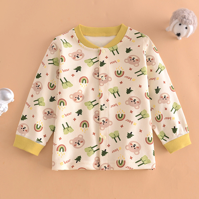 秋冬加厚秋衣打底睡衣