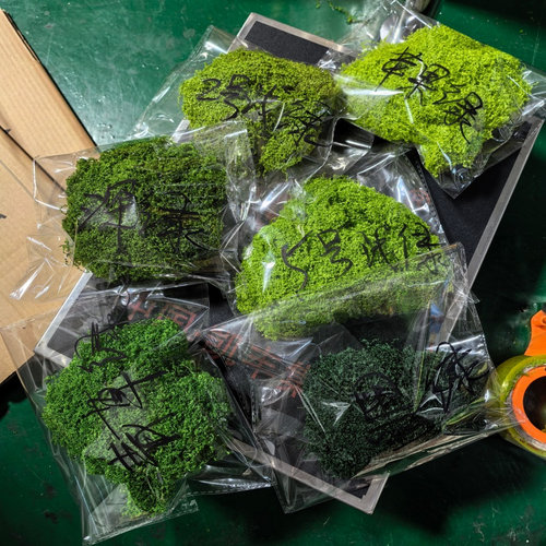 仿真丝状苔藓草丝仿真羊毛藓青苔
