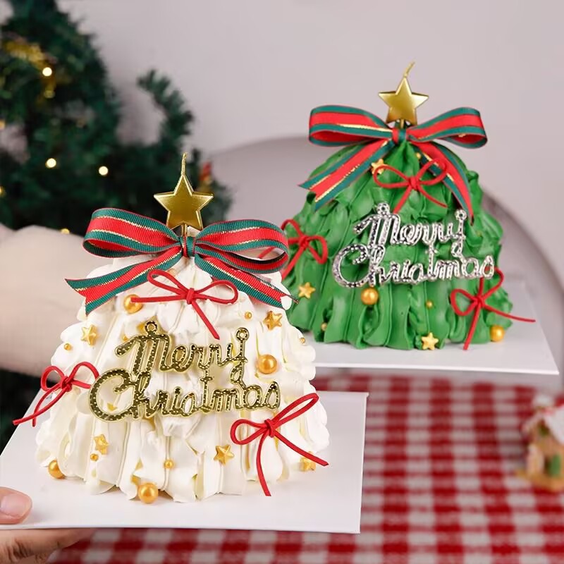 2025圣诞节蛋糕装饰许愿树