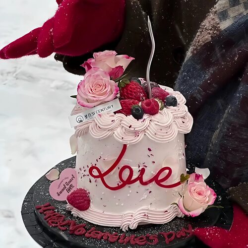 520情人节love亚克力蛋糕装饰插件情侣表白告白节日烘焙装扮配件