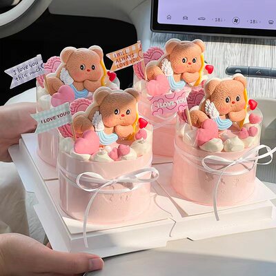 2025网红情人节丘比特黄油小熊