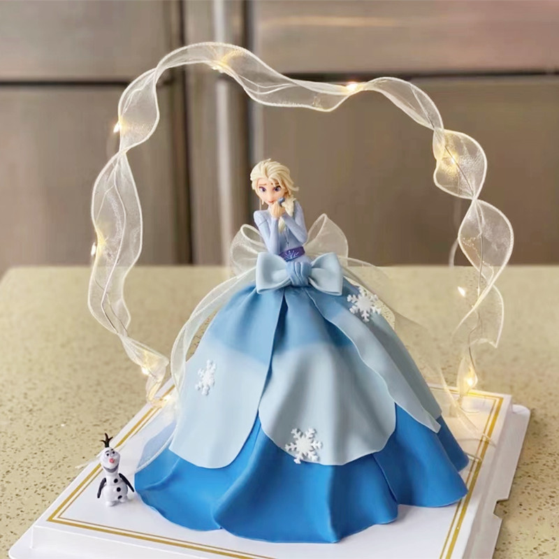 蛋糕装饰摆件飘带生日蛋糕插件