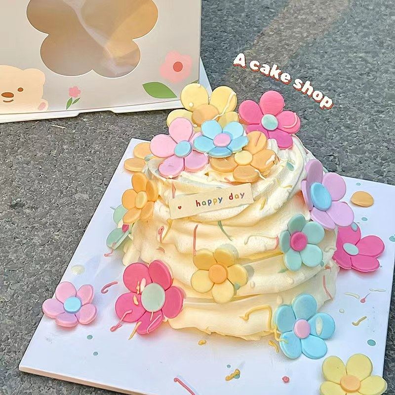 网红春游蛋糕装饰ins春日季Flower彩色翻糖小花花朵生日插件插牌,节庆用品/礼品,节日装扮用品,淘宝优惠券,粉丝福利购,淘宝优惠卷