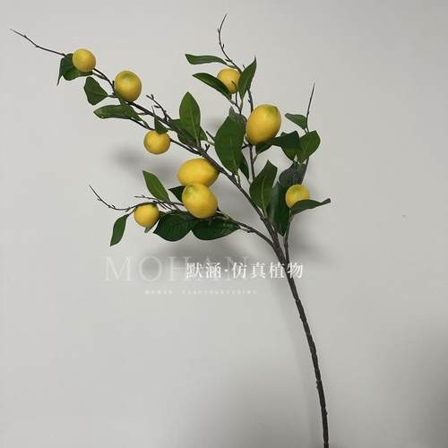 高枝插花仿真水果室内摆件玄关