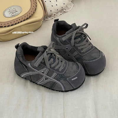 春日商店加绒德训鞋女