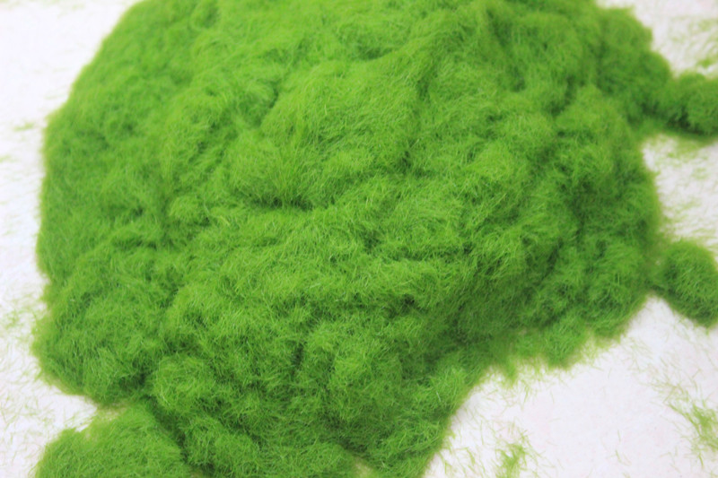 植绒工艺品 植毛 青苔藓草坪 绿色植物场景 橱窗展示 摆设 假苔藓
