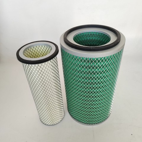 适配 K2340空滤新重汽王牌777B 4108空气滤芯 KW2340J4空气滤清器