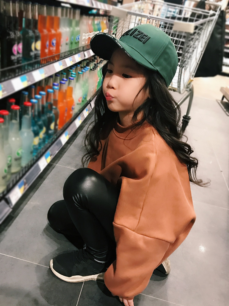 Spring new children's baseball hat tide Korean version of the toddler baseball cap boy girl boy sun visor sun visor