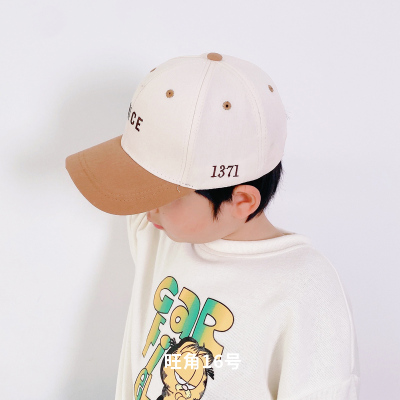 春夏儿童鸭舌帽宝宝卡通棉棒球帽