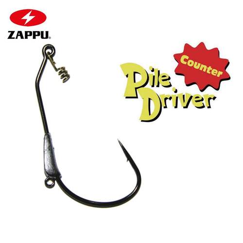 ZAPPU日本带铅曲柄钩软虫软饵钩