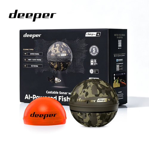 deeper新款欧洲中文冰钓找鱼器