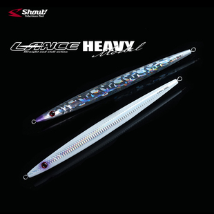 日本进口速特SHOUT 快抽慢摇章红鲅鱼大物 海钓铁板路亚假饵170LC