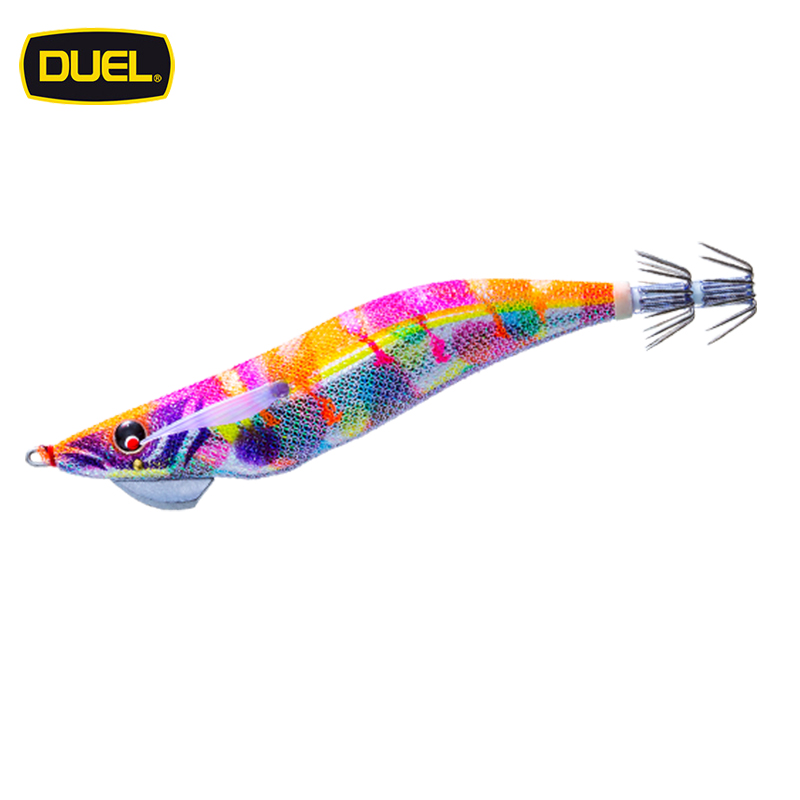DUEL日本杜尔乐TUNGSTEN夜光木虾3.5号鱿鱼钩路亚海钓大尾鱿墨鱼