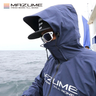 日本妈祖美Mazume防水钓鱼服Mzrs 819防风耐磨海钓矶钓冲锋衣雨裤