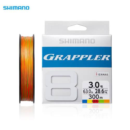 SHIMANO五彩色8编pe线钓鱼线