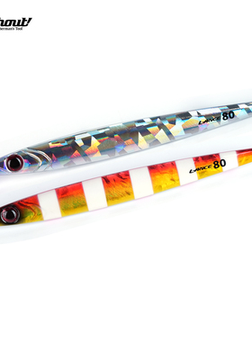 日本SHOUT速特快抽慢摇铁板LANCE夜光路亚假饵章红鲅鱼饵海钓大物