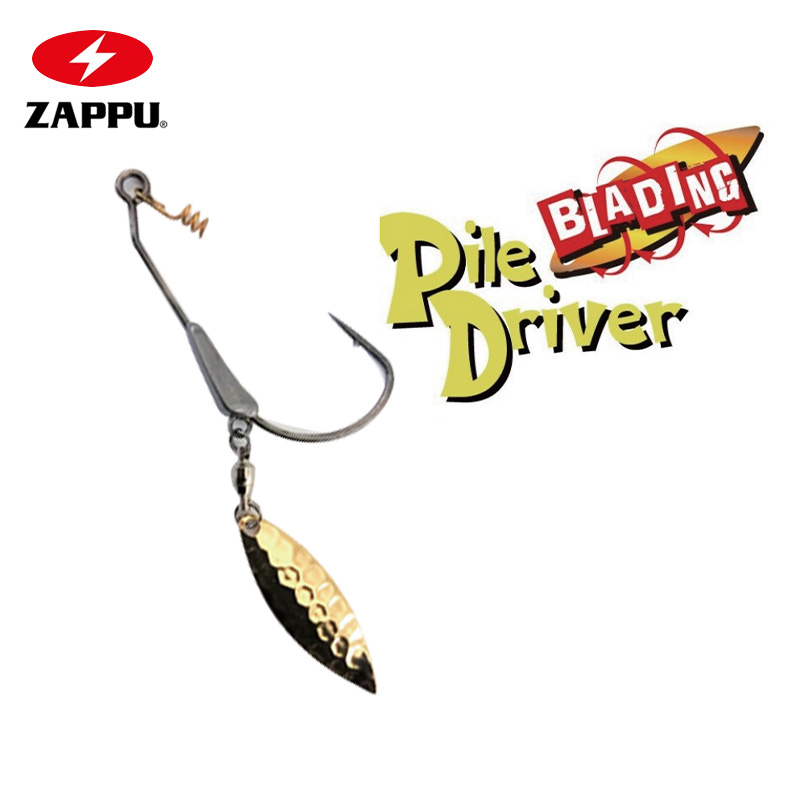 ZAPPU日本旋转亮片路亚钩