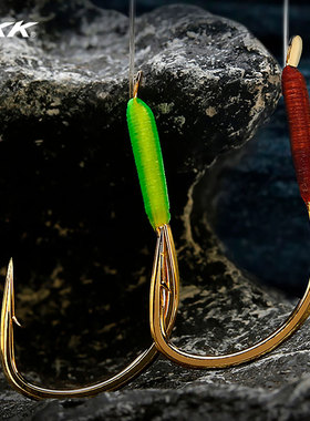 BKK翘草鳊主线组成品绑好套装2X大物PE竿稍结加固强拉力翘嘴草鱼