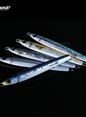 日本进口SHOUT 速特海钓铁板STAY 快抽慢摇章红鲅鱼大物路亚假饵