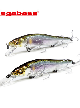 路亚饵Megabass日本原装进口悬浮抽停米诺ONETEN R假饵翘嘴鲈鱼饵