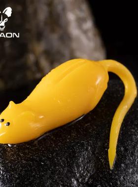 野犬RIKAON杰利鼠路亚软饵JERKY JERRY鼠形浮水假饵4.5寸鲈鱼钓饵