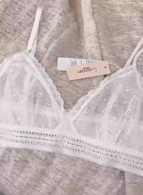 【断码特惠】梧桐闺蜜吊带背心内衣蕾丝性感超薄三角杯文胸GM9019