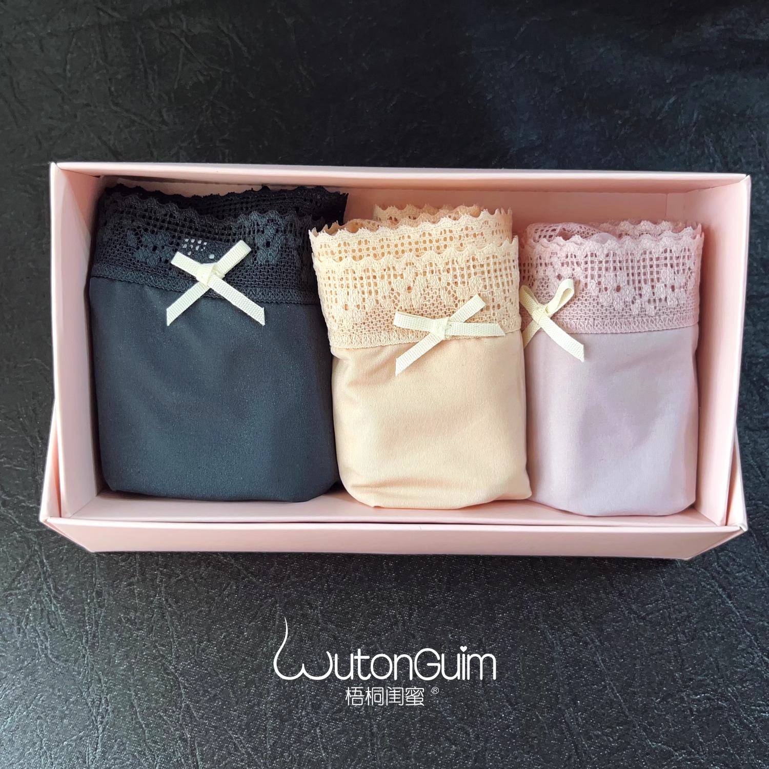 梧桐闺蜜素心3条盒装超大弹力牛奶丝抗菌冰丝透气速干舒爽GM21517