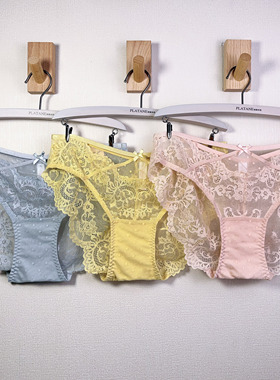 梧桐闺蜜舒漾半臀裤中低腰女士内裤无痕包臀性感镂空腰线GM23573