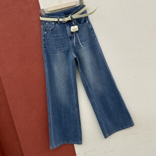 长裤 JEANS壹流壹8081牛仔女高腰显瘦筒喇直筒裤 FASHION 2026春款