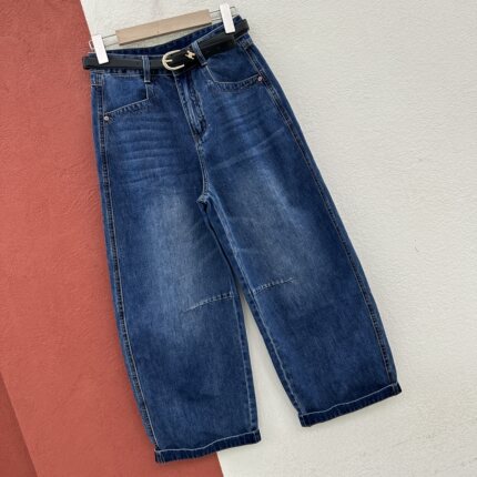 2026春夏欧货Q FASHION JEANS酷希莱61338牛仔裤女窄版直筒弯刀裤
