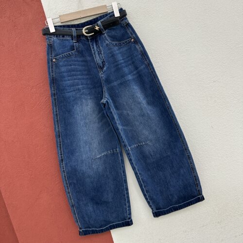 2026春夏欧货Q FASHION JEANS酷希莱61338牛仔裤女窄版直筒弯刀裤