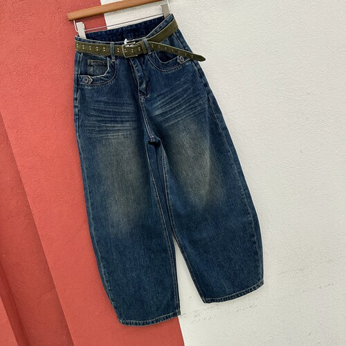 26秋款欧货正品FASHION JEANS韩酷莱5615牛仔女裤翻盖口袋弯刀裤