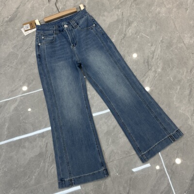 2026春季新款A FASHION JEANS阿凡牛67801牛仔裤女士四面弹微喇裤