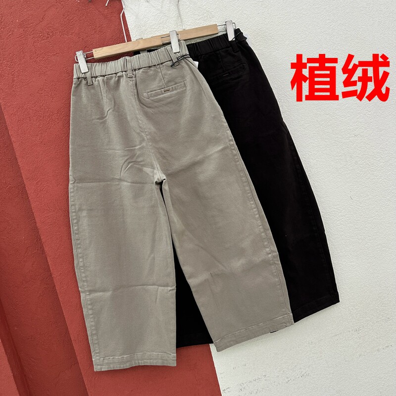 秋冬欧货正品FASHION JEANS酷希莱9800 9809牛仔裤女植绒弯刀裤子