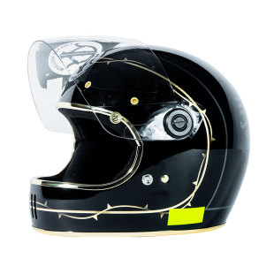 夏季 小盔体全盔定制彩绘金箔 复古头盔摩托车 Region Active