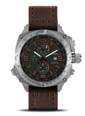 MTM手表棕色表盘眼镜蛇多功能战术户外运动手表