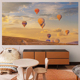 土耳其热气球风景挂布ins背景布房间装 饰画布山水画卧室床头挂毯