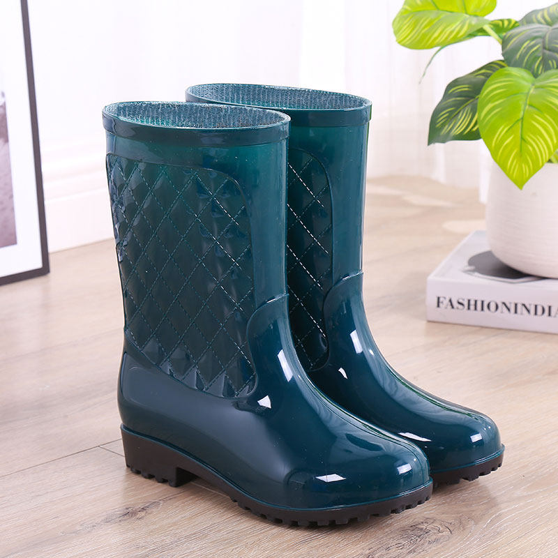 雨鞋女款中筒防滑耐磨水靴厚底轻便雨靴休闲成人工作软底水鞋女士,居家日用,雨鞋/雨靴,淘宝优惠券,粉丝福利购,淘宝优惠卷