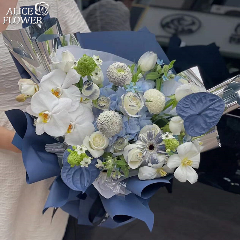玫瑰花束杭州鲜花速递送花生日