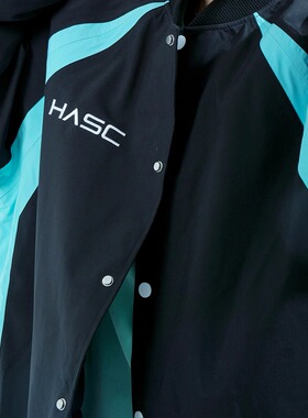 HASC绿色拼图雪服上衣/单板/防水/防风/滑雪服/户外